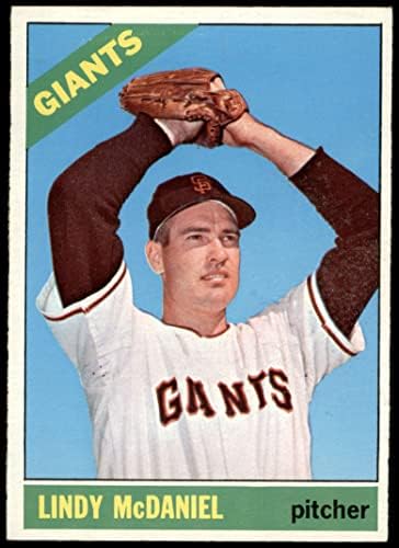 1966 FAPPS 496 Lindy McDaniel San Francisco Giants Vg / Ex Giants