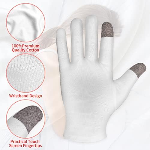 Sibba 4 para hidratantne rukavice i čarape sa ekranom osetljivim na dodir hidratantne rukavice za lečenje