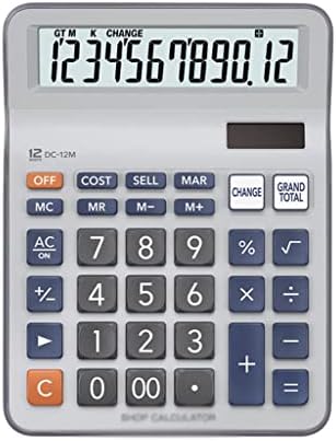 MJWDP Desktop Kalkulator 12-znamenkasti Kalkulator Business Office Computer Office Poslovni materijal