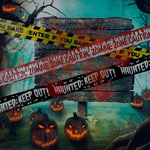 Halloween Freght traka, ukras za Noć vještica, kaseta za nožnu vješticu, kaseta za paket 3 paket, zombi