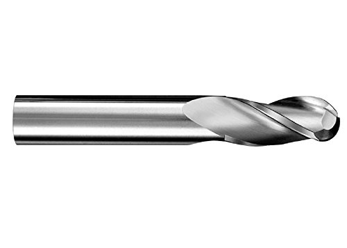 SGS 30858 5b 3 kugla za flautu krajnji mlin opšte namene, titanijum nitridni premaz, 1/8 prečnik rezanja,