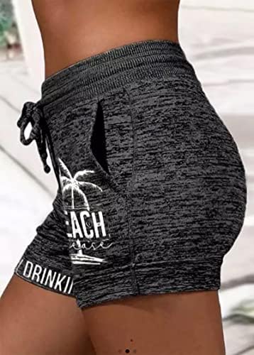 Kratke hlače od kokosa na plaži za žene ljetne kratke hlače za hotcos comfy lounge kratke hlače elastične