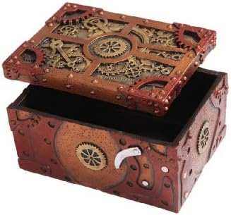 Steampunk tematski sat za sat nakit sitničarskih kutija figurica 5 dugačak