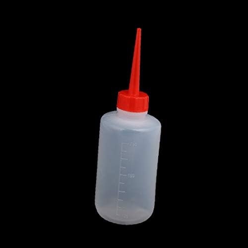 X-DREE 250ml plastični cilindar oblik bočice za točenje vode sa ravnim kljunom (Novi Lon0167 250ml plastični