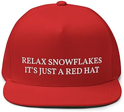 Opustite pahulje to je samo crveni šešir smiješni poklon šešir za Anti Biden, Biden je sranje republikanski