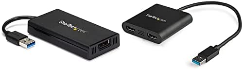 Starch.com USB 3.0 za DisplayPort adapter 4K Ultra HD & USB 3.0 u dual HDMI adapter - 1x 4K 30Hz i 1x 1080p