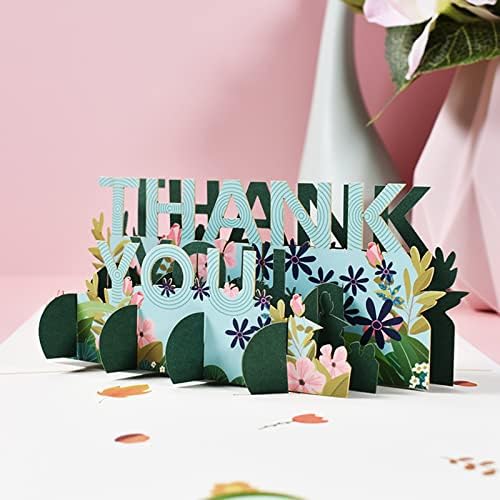 Pop Up Thank You Cards, 3D Handmade čestitke papirne kartice sa kovertama, Hvala kartice za nastavnike &