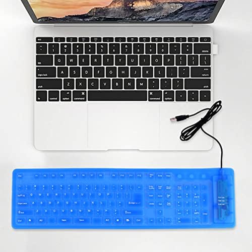 SOLUSTRE tastatura računara Roll tastatura prijenosni tihi računar otporan na ulje sklopivi USB perivi ožičeni