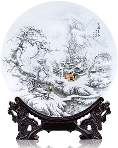 TJLSS keramički kineski drevni tanjur porculansko dekorativni tanjurni metop za dnevni boravak hotela