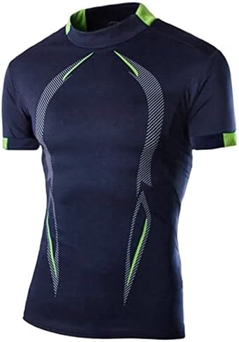 Muški mišićni majica posada kratkih rukava premium vježba Ljetna majica lagana mišić teretana Atletska majica