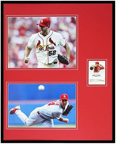 Michael Wacha potpisao uokviren 16x20 foto set Panini Cardinals - autogramene MLB fotografije