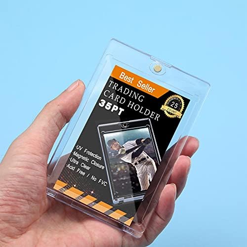 Držači magnetske kartice Fortrading Card, 35 pt zaštitnici za bejzbol kartice Tvrdi vodootporni zaštitnici