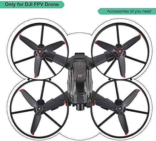 FPV zaštita propelera za DJI FPV Combo drone, sigurna oprema samo za FPV drone, 360 ° propelerski zaštitnik