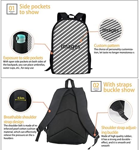 Zoutairong školski ruksak za tinejdžerske djevojke High školska torba Fire Košarka Print Travel Bag Junior