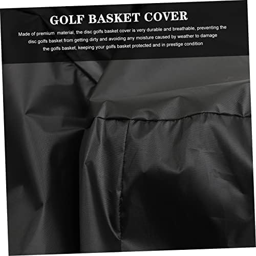 BESPORTBLE 5pcs pokrivač za golf Basket Cover Crni poliester vodootporan