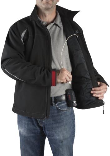 BOSCH samo za muškarce 12v Max komplet grijane jakne s prijenosnim adapterom za napajanje veličine mali,