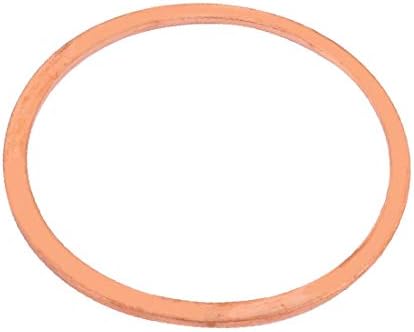 X-dree 55mm x 48mm x 2mm ravni prsten bakreni zaptivanje zaptivača za brtvljenje brtve (anello di tenuta