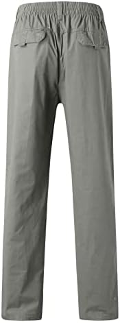 Miashui kuća sa muškim modnim casual labavim pamučnim plusom džepom čipke namještene kako bi se zadrže tople radne hlače sa telefonom