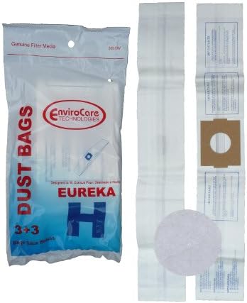 EnviroCare zamjenska usisavača prašine prašine napravljene za fit u Kanisterima Eureka stil H. 12 torbe