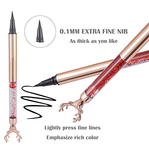 N / A EMBAGOL 2 u 1 čarobni lapni olovka olovka samoljepljiva olovka za eyeliner dugotrajna vodootporna tekućina bez ljepila nije potrebna lažna ružica s crnom tečnošću