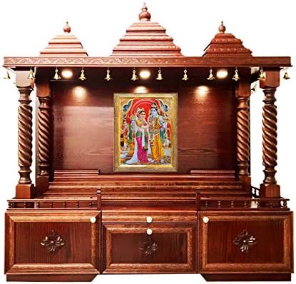 Koshtak Lord Shiva Parvati Vivah / Vjenčanje sa Vishnu Ji foto okvirom sa nelomkom staklom za zidni viseći