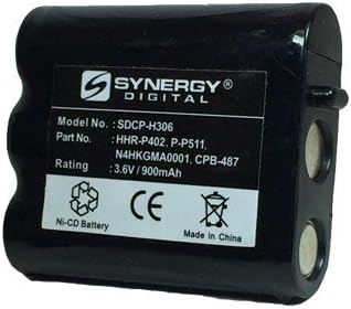 Sinergijski digitalni bežični telefoni, radi sa Panasonic KX-TG2215PW bežični telefon ,, Combo-Pack uključuje: 5 x SDCP-H306 baterije