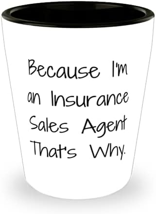 Epic osiguranje prodaje agent Shot Glass, jer sam agent prodaje osiguranja To je razlog zašto, inspirisati za muškarce žene, mature