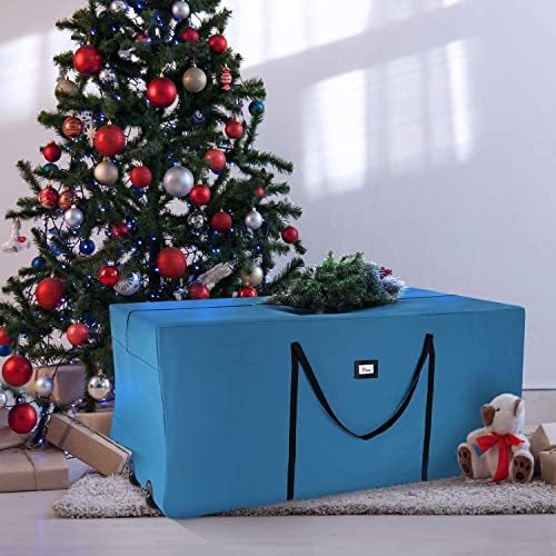Ognjište & Luka torba sa ručkama & elegantan Dual Zipper vodootporan Božić stablo Storage Box, 9' ft. - 2kom sa točkovima, 600D Oxford