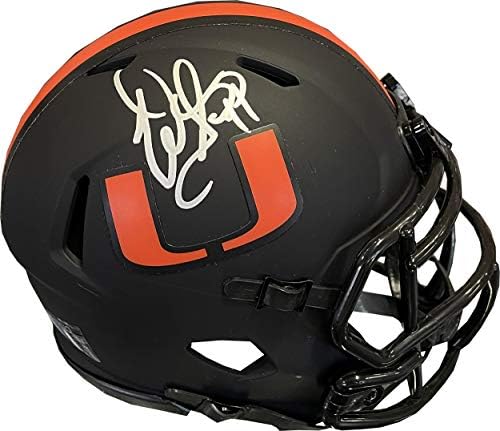 Warren Sapp autographed University Of Miami Hurricanes Eclipse Mini helmet-autographed College Mini Helmets
