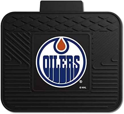 FanMats 12396 NHL Edmonton Oilers Utility Utility Auto prostirke - 2 komada, 14in. x 17in., Sva vremenska