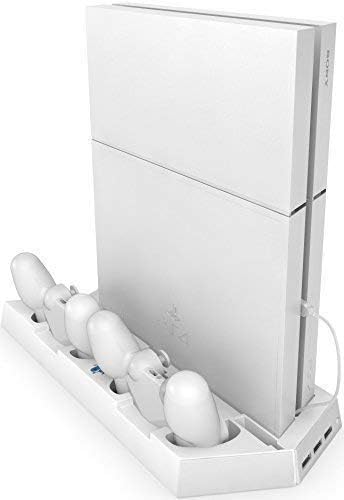 ORTZ PS4 vertikalni postolje sa ventilatorom za hlađenje [Limited Edition -White]