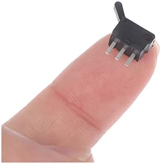Industrijski prekidači 10kom / Pak Crni mikro prekidač minijaturni mali granični prekidač sa rupom prekidači sa tri igle