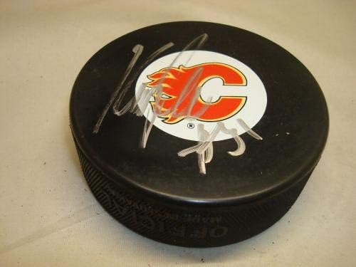 Karri Ramo potpisao Calgary Flames Hockey pak sa autogramom 1B-autogramom NHL Paks
