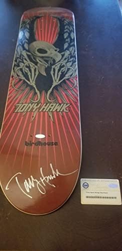 Tony Hawk skejtboard Legend krila crvena ručna potpisana autogram Steiner Coa Rijetki - autogramirani ekstremni