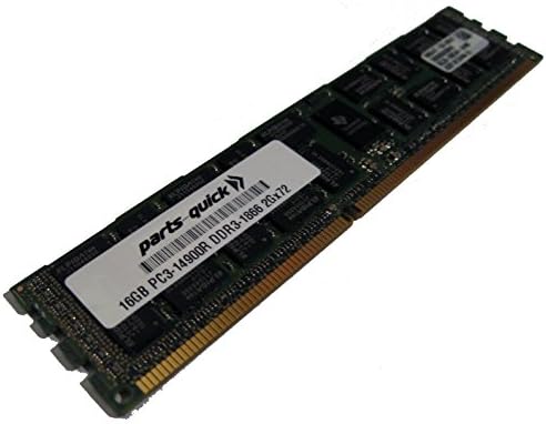 Dijelovi-Quick 16GB memorija za DELL PowerEdge C6220 II DDR3 PC3-14900 1866 MHZ ECC Registered DIMM RAM-a