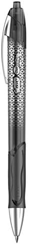 Bic Gel-Ocity Ultra Gel olovke, uvlačive srednje tačke, Gel olovka sa crnim mastilom, 12-Count
