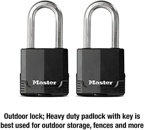 Master Lock M515XTLH MAGNUM HAVY DEAD CADLOCK sa ključem, 2 pakovanje na tasteru-podjednako
