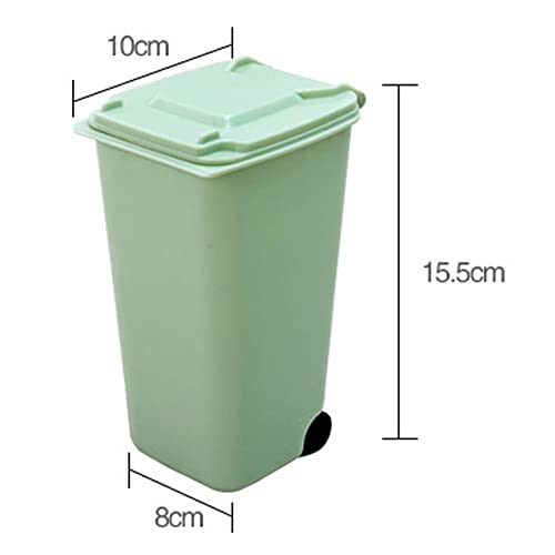 Lody Trash Can, Mini radna površina kante za smeće 4Color Sprema za smeće Dnevna soba Stol za kavu s poklopcem