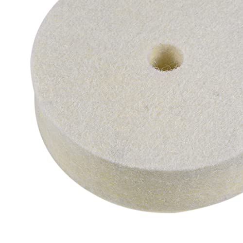 Uxcell 3-inčni komprimirani točak za poliranje vune okrugli jastučići za brusilicu