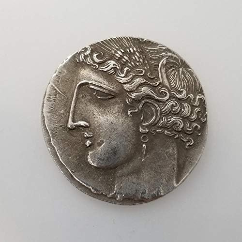 Zarada grčkih novčića bakrenog srebra da radi stare suvenire sa kolikom 17Coin Kolekcionar kolekcije