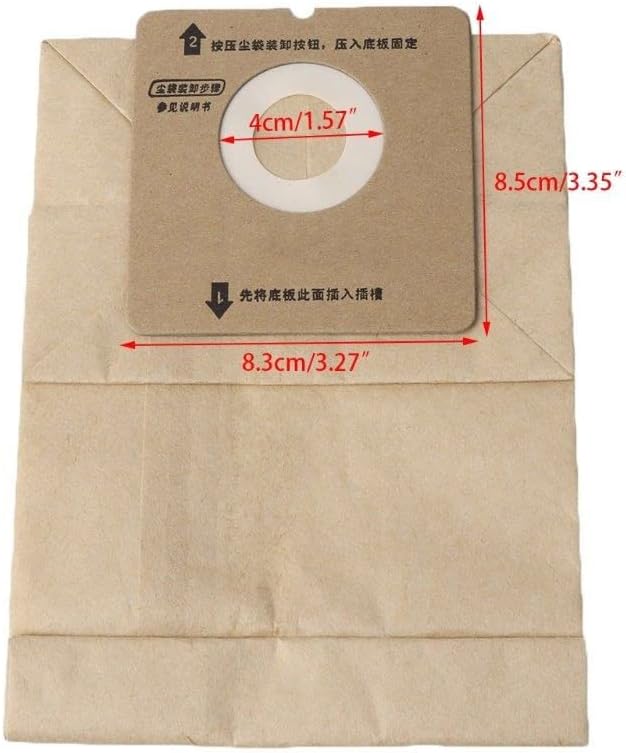 Shine-Tron OEM 6pcs vrećice za usisavanje papira za prašinu za prašinu za Rowenta ZR0049 / ZR0007 Dodatna