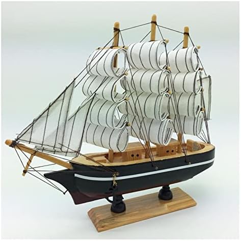 Mainaisi Model drvenih čamaca ukrasni Jedrenjak drveni brod za uređenje radne površine kućne kancelarije