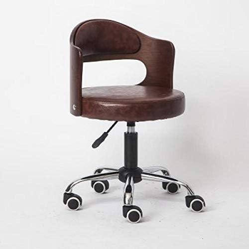 Salonska Sedlasta stolica na točkovima，salonska Sedlasta stolica sa sedištem od crvene sintetičke kože，Podesiva