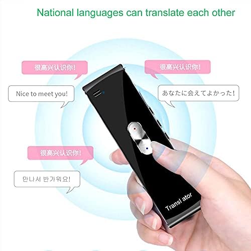 DLOETT prijenosni Mini bežični Pametni Prevodilac 70 jezika dvosmjerna aplikacija za trenutni glas u realnom