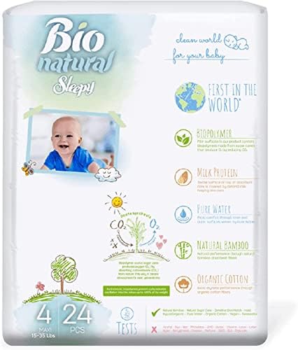 SOHO, Bio-prirodne Sleepy baby pelene, napravljene od organskog pamuka i ekstrakta bambusa, Ultimate Comfort