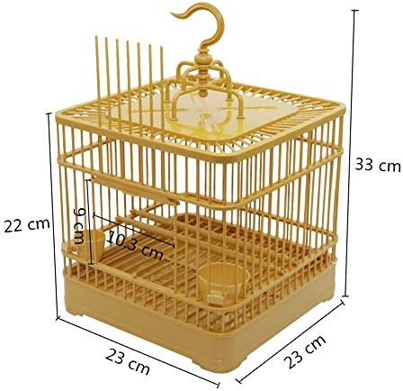MJWDP montažni kavez za ptice sa hranilicom i vodom mala ptica za kućne ljubimce kompletan Set plastičnih