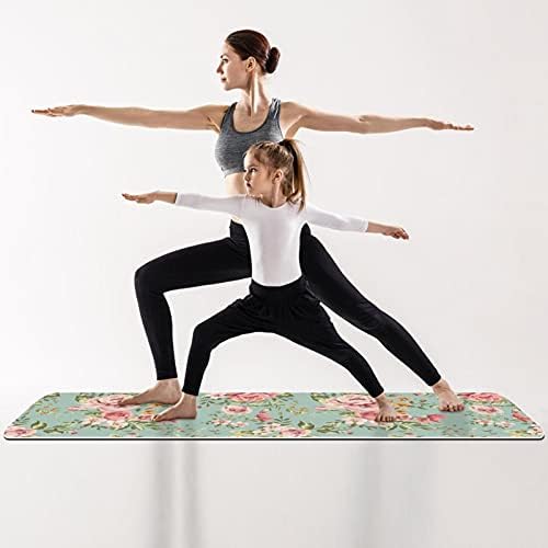 Siebzeh romantični Zidni papir za cvijeće Premium debela prostirka za jogu Eco Friendly Rubber Health &