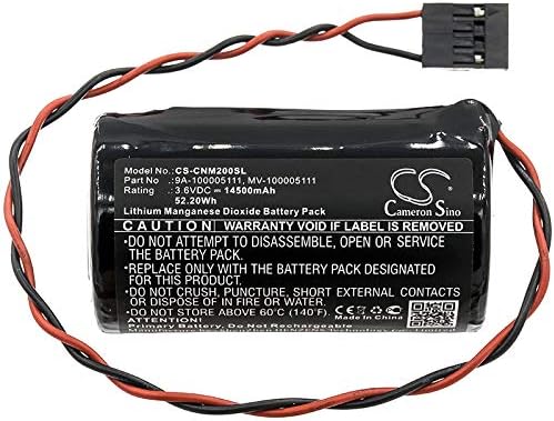 14500mAh zamjenska baterija za Cameron Nuflo MC-II plus Exp, MC-III Plus analizator protoka Exp, MC-II Plus,