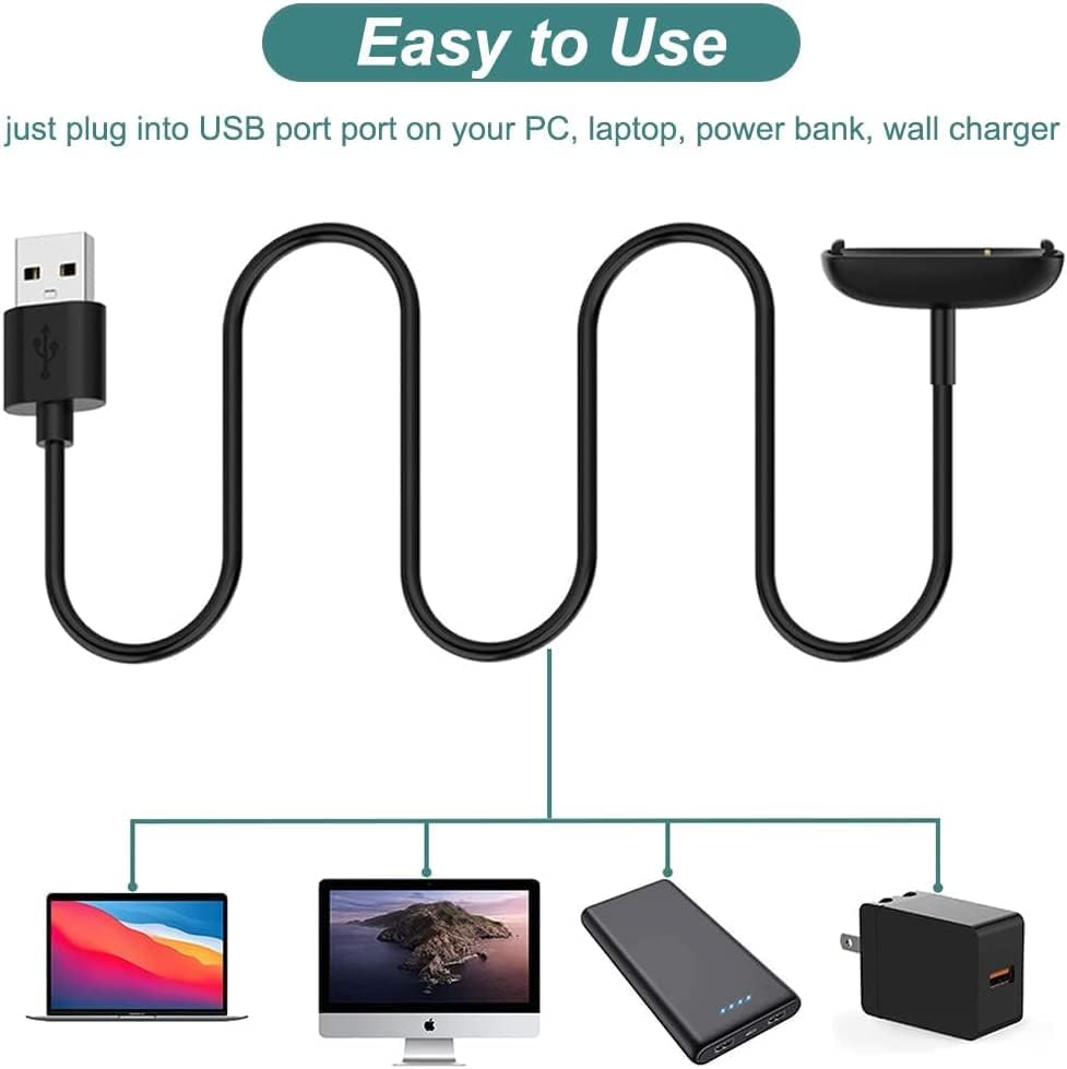 Punjač za nadahnuće 3 punjač za zamjenu kabela USB kompatibilna za punjenje za Fitbit Inspire 3 oprema za
