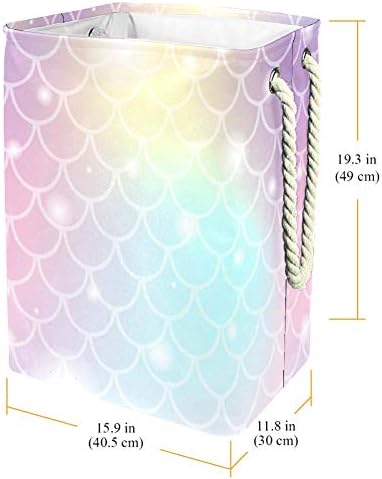 Inhalator za ribu i sjajne Sparcles na mekom pastelnom Unicorn Magic 300D Oxford PVC vodootporna odjeća